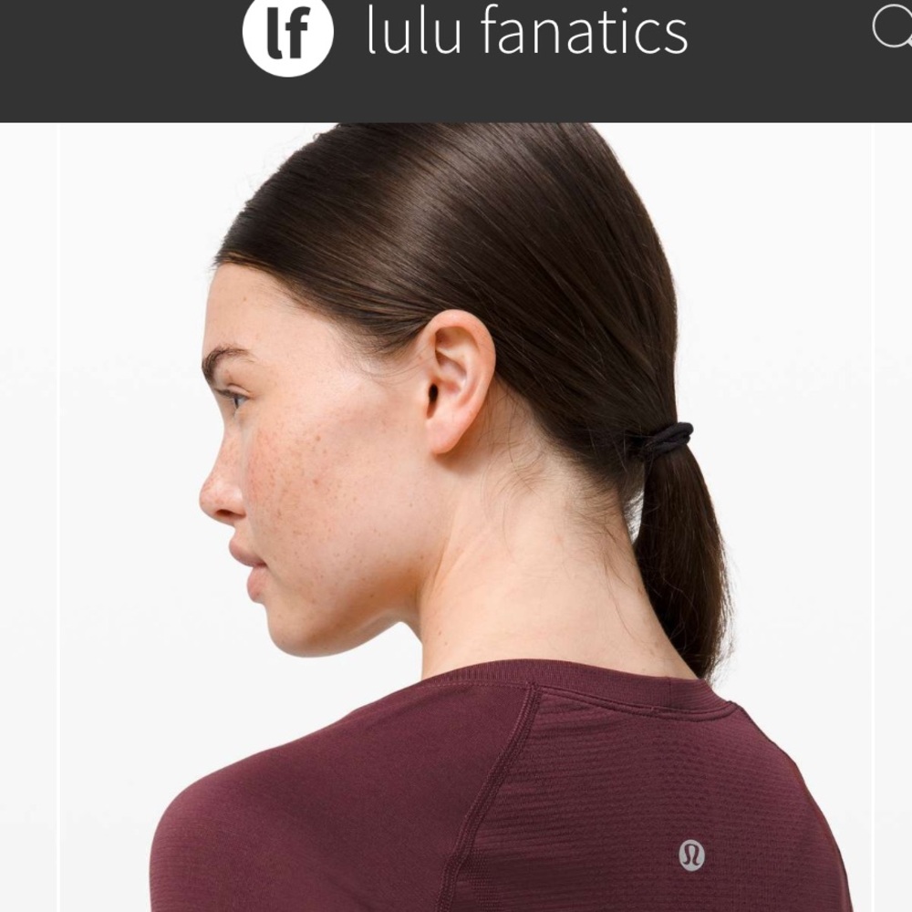 Lululemon Lululemon Swiftly Tech Long Sleeve 2.0 Cassis Burgundy Merlot 12 - Picture 2 of 8